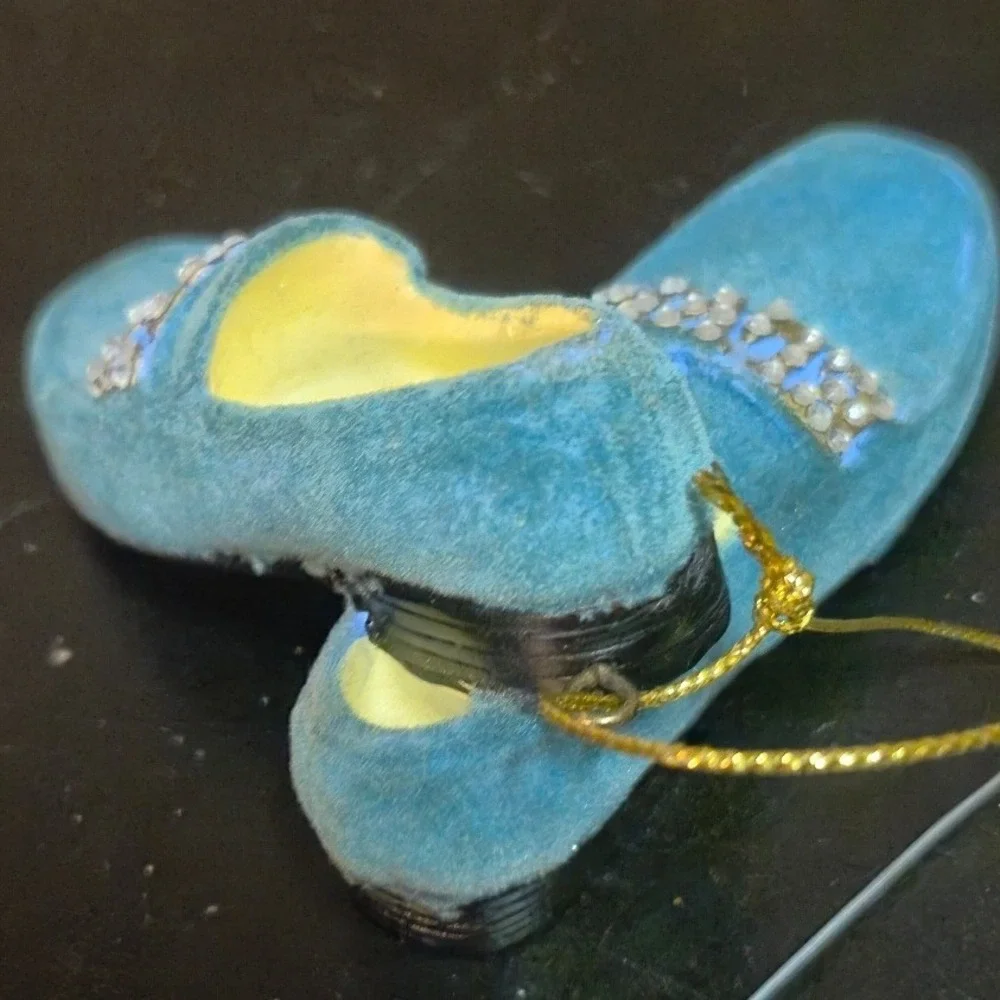 Elvis Presley Blue Suede Shoes Christmas Ornament EPE Official Collectible